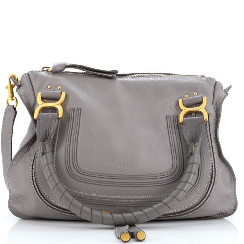 Marcie Satchel Leather Medium