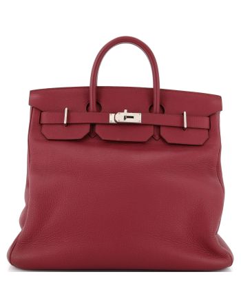 HAC Birkin Bag Rubis Togo with Palladium Hardware 40